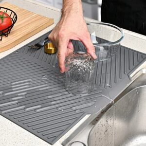 Sloped Silicone Draining Mat – Heat-Proof & Non-Slip