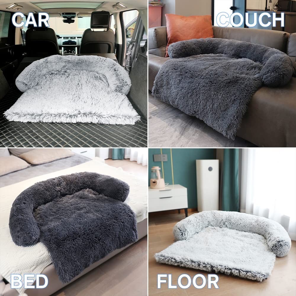 Sofa Plush Calming Dog Blanket - Image 11