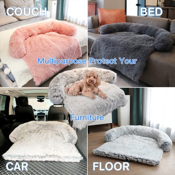 Sofa Plush Calming Dog Blanket - Image 8