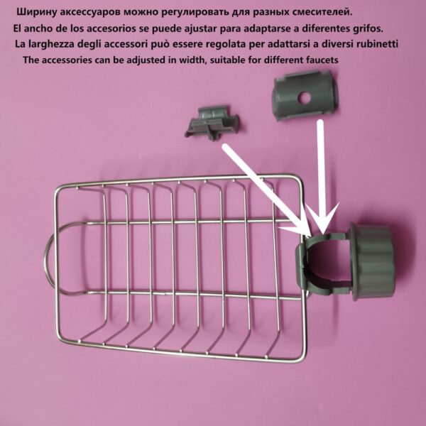 Stainless Steel Faucet Rack - Image 6