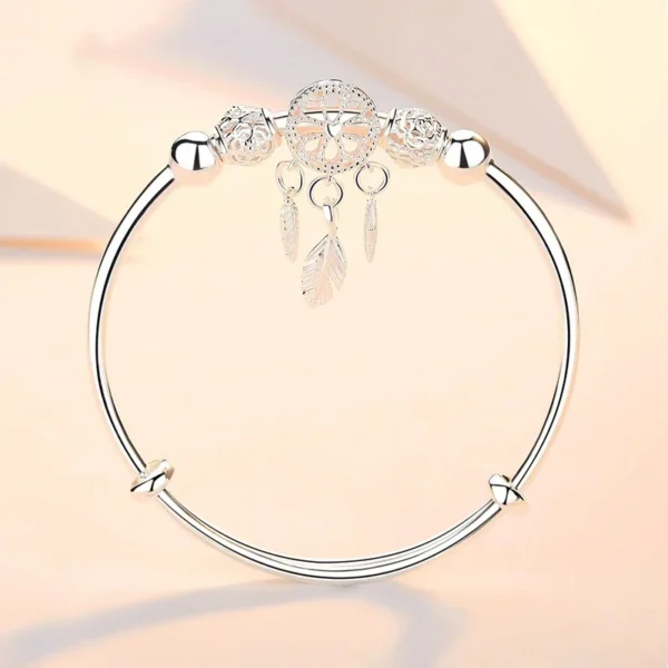 Sterling Silver Dreamcatcher Charm Bracelet - Image 7