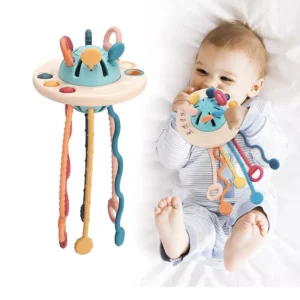 UFO Silicone Pulling Toy