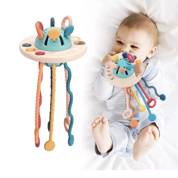 UFO Silicone Pulling Toy