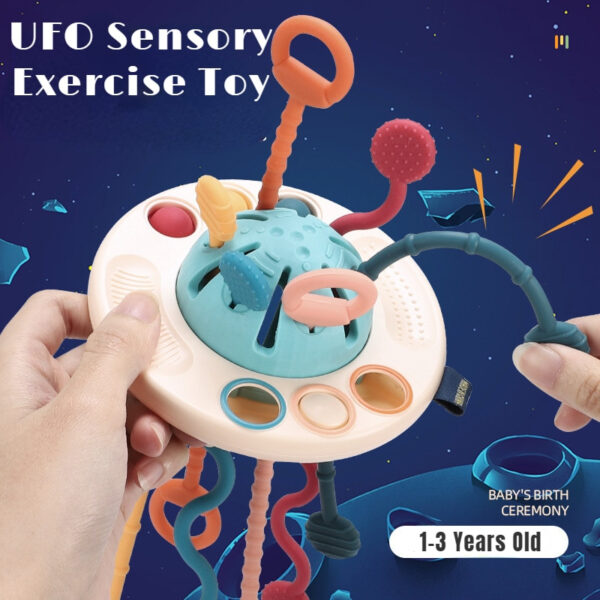 UFO Silicone Pulling Toy - Image 3