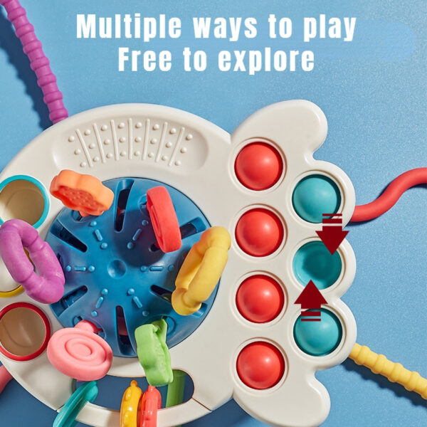 UFO Silicone Pulling Toy - Image 6
