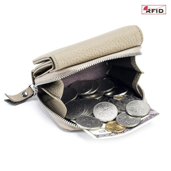 Unisex Pebble Leather Wallet - Image 2