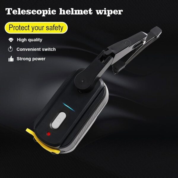 Universal Rechargeable Motorcycle Helmet Wiper - Image 4