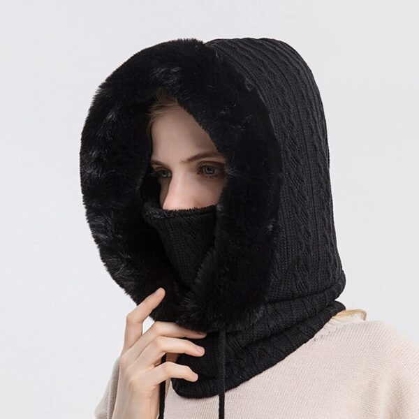 Warm Knitted Windbreaker Hat - Image 3