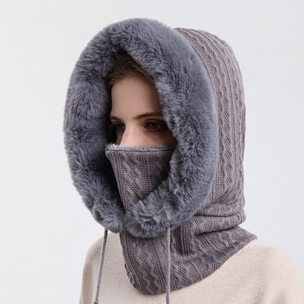 Warm Knitted Windbreaker Hat - Image 4