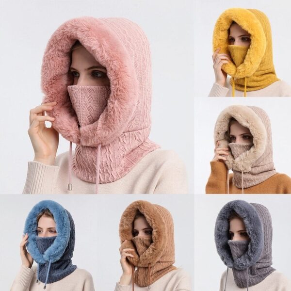 Warm Knitted Windbreaker Hat - Image 5
