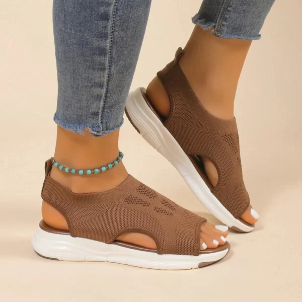 Washable Slingback Orthopedic Slide Sport Sandals - Image 5