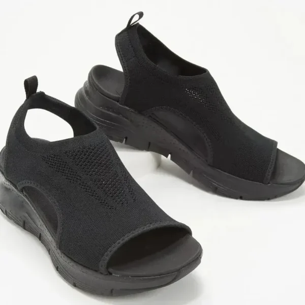 Washable Slingback Orthopedic Slide Sport Sandals - Image 4