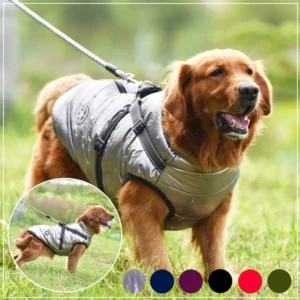 Waterproof Warm Dog Winter Jacket Harness