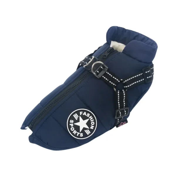 Waterproof Warm Dog Winter Jacket Harness - Image 9