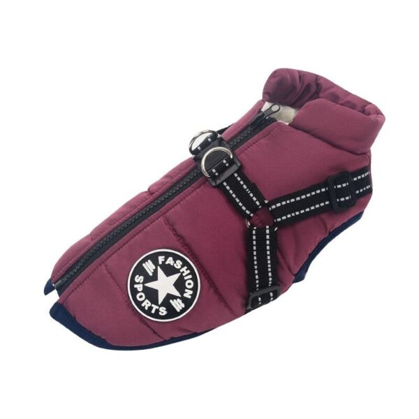 Waterproof Warm Dog Winter Jacket Harness - Image 10