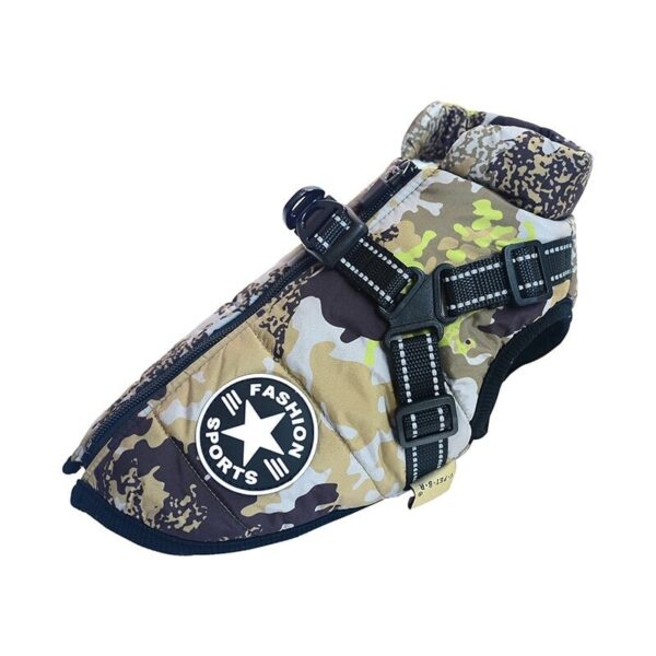Waterproof Warm Dog Winter Jacket Harness - Image 6