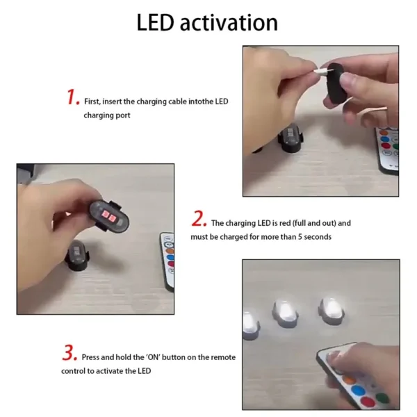 Wireless LED Strobe Lights-4pcs - Image 5