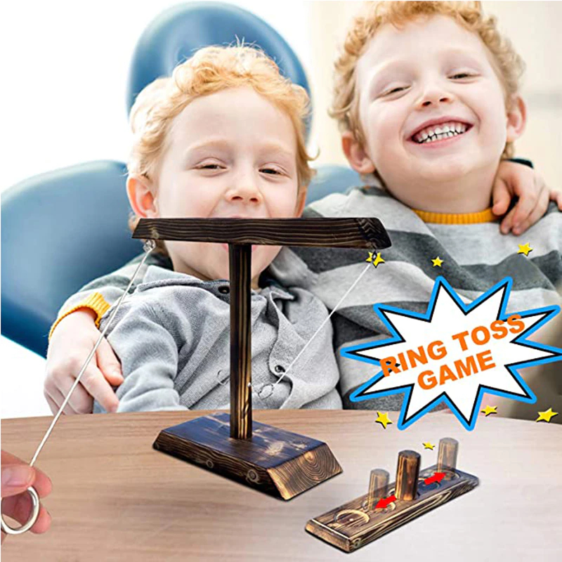Wooden Ring Hook Tossing Games - Image 4