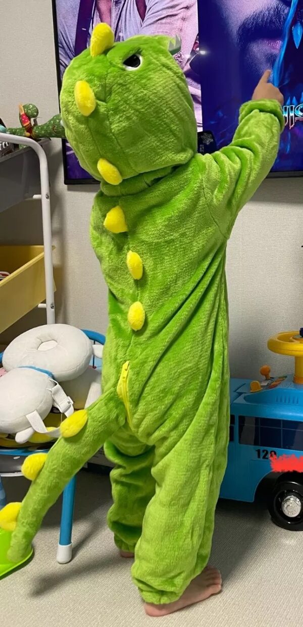 kids Dinosaur Onesie Costume - Image 5