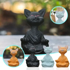 Happy Buddha Cat