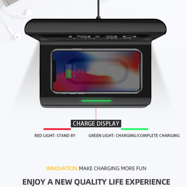 3 in 1 Multifunction Wireless Charging Clock