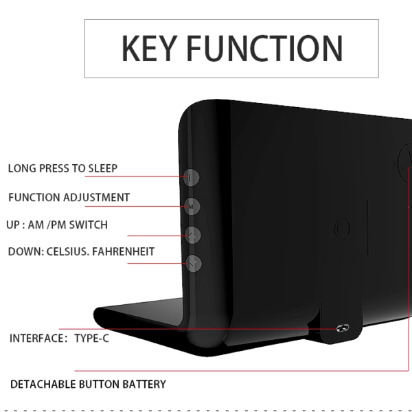 3 in 1 Multifunction Wireless Charging Clock - Image 5