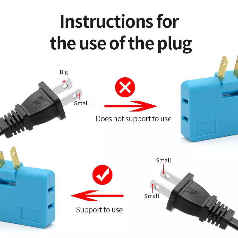 3 in 1 Rotatable Socket Converter- 4PCS+2 For Free - Image 2
