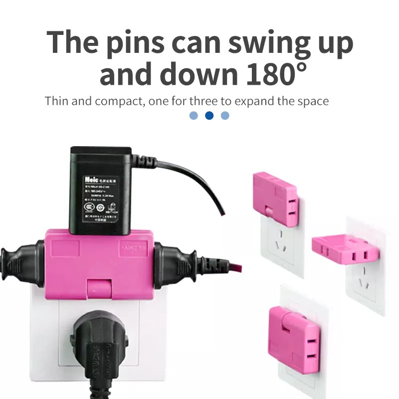 3 in 1 Rotatable Socket Converter- 4PCS+2 For Free - Image 3