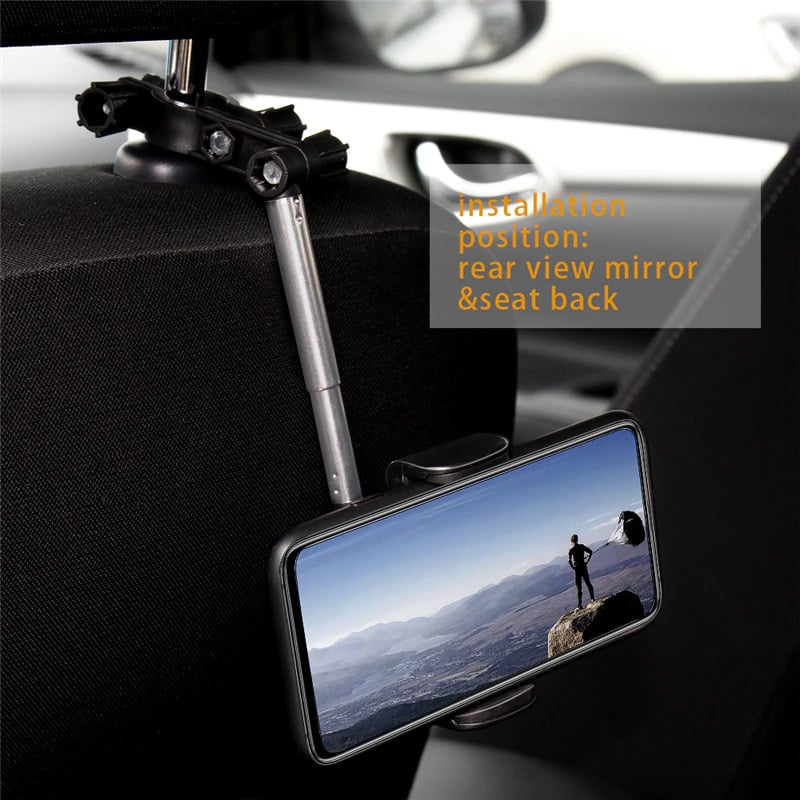 360° Car Rearview Mirror Phone Holder - Image 2