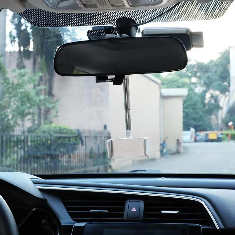 360° Car Rearview Mirror Phone Holder - Image 5