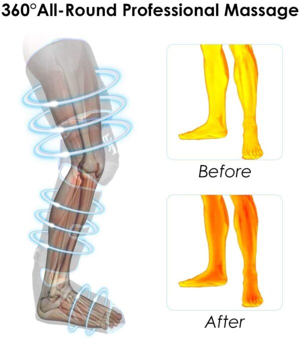 360° Foot Air Pressure Leg Massager - Image 4