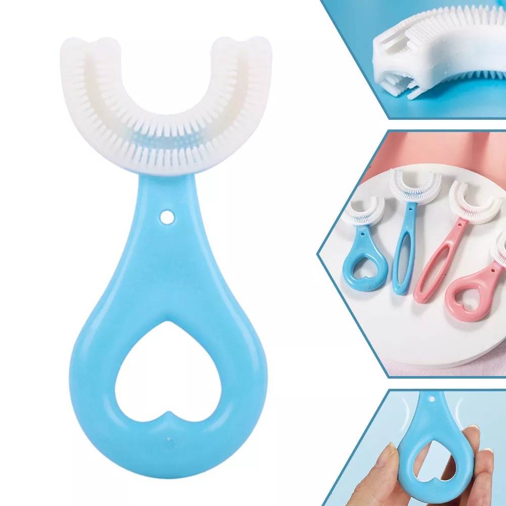 360° Kids U-Shaped Toothbrush -2PCS - Image 3