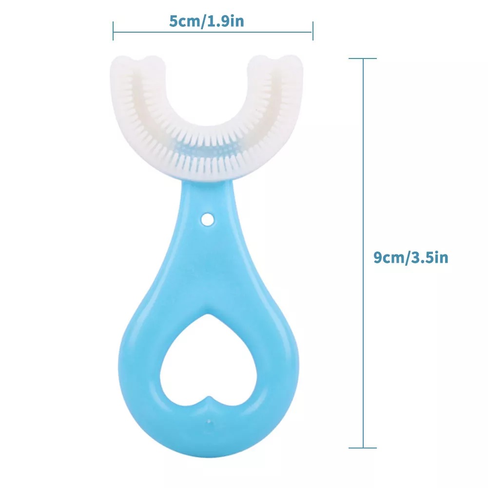 360° Kids U-Shaped Toothbrush -2PCS - Image 6