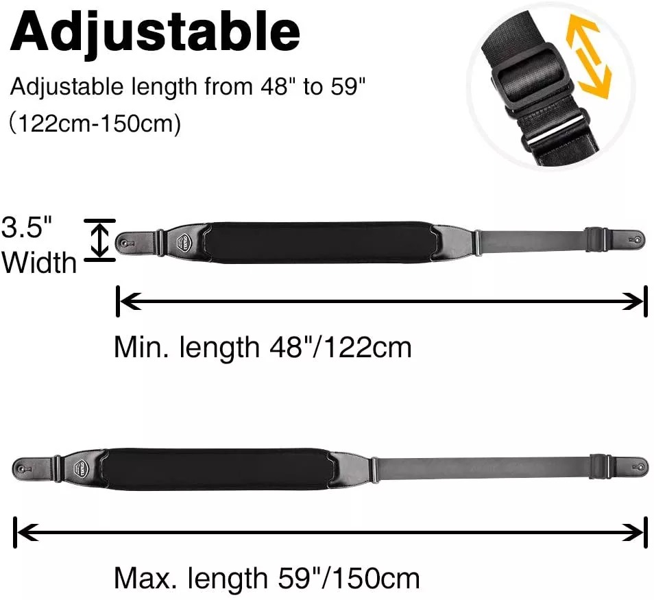 3D Sponge Guitar Strap Belt - Image 2