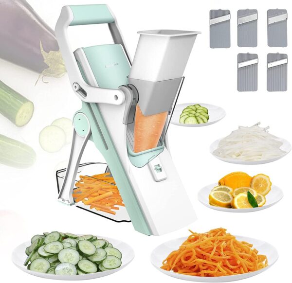 5 in 1 Mandoline - Safe Vegetables Slicer - Image 9