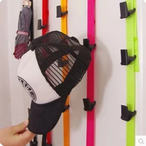 Adjustable Over the Door Purse Hat Cap Hand Bag Rack Organizer