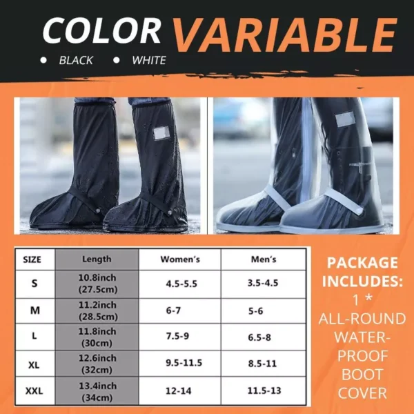 All-Round Long Waterproof Boot Cover - Image 5