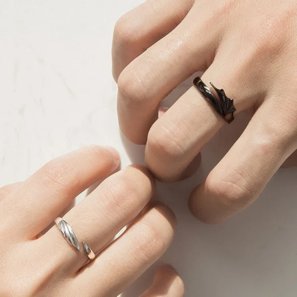 Angel & Devil Couple Rings