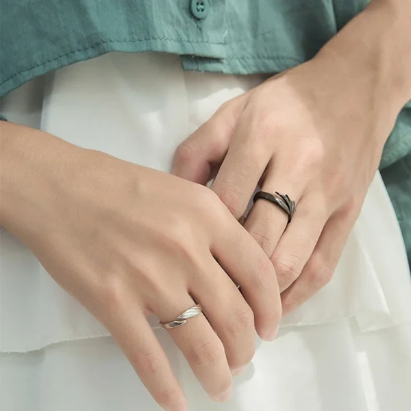 Angel & Devil Couple Rings - Image 4