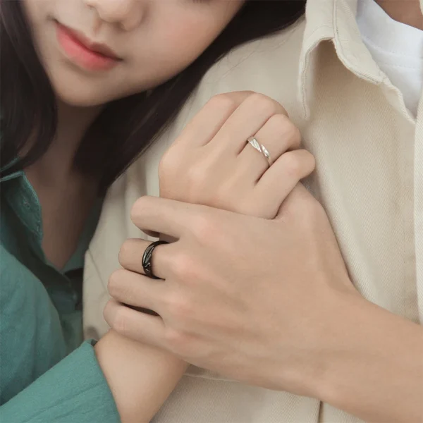 Angel & Devil Couple Rings - Image 5