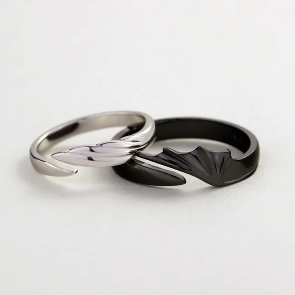 Angel & Devil Couple Rings - Image 7