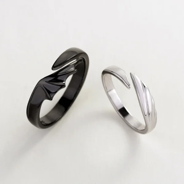 Angel & Devil Couple Rings - Image 9