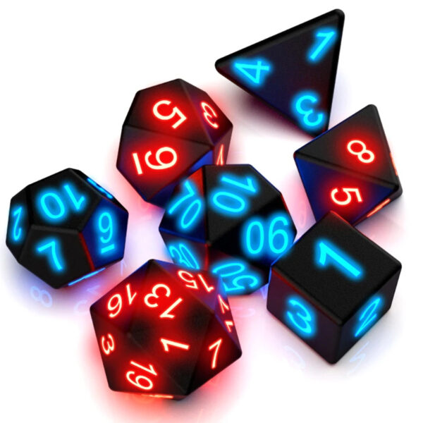 Awesome board game Glowing dice 7 PCS - Image 3