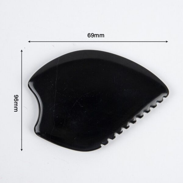 Bian Stone Gua Sha Facial Body Massage Tool - Image 3