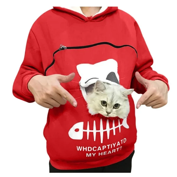 Cat Lovers Hoodie Cuddle Pouch - Image 5