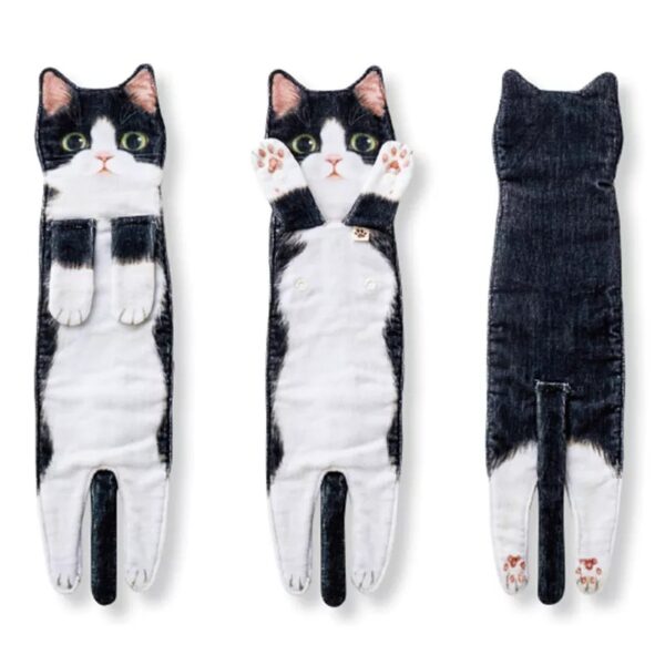 Cat-shaped Hand Towel - Image 3