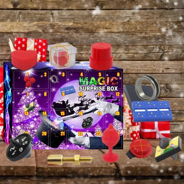 Christmas 24 Days Countdown Advent Calendar Magic Box - Image 3