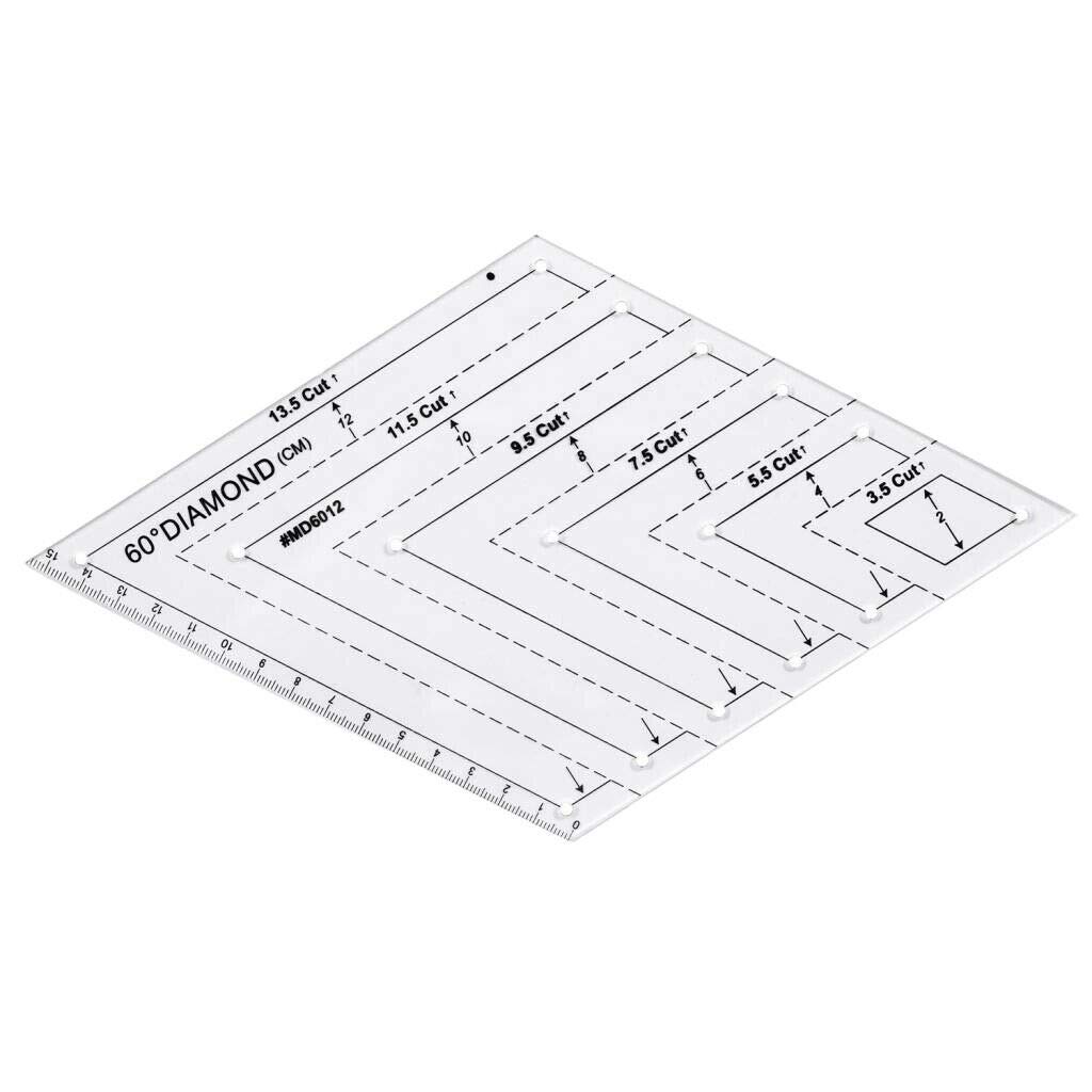 Creative Patchwork Quilting Rulers - 5Pcs - Image 4