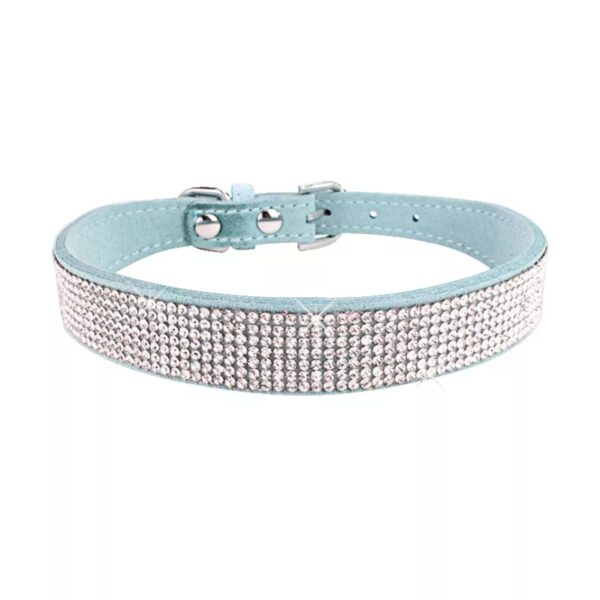 Crystal Rhinestone Reflective Dog Collar - Image 4
