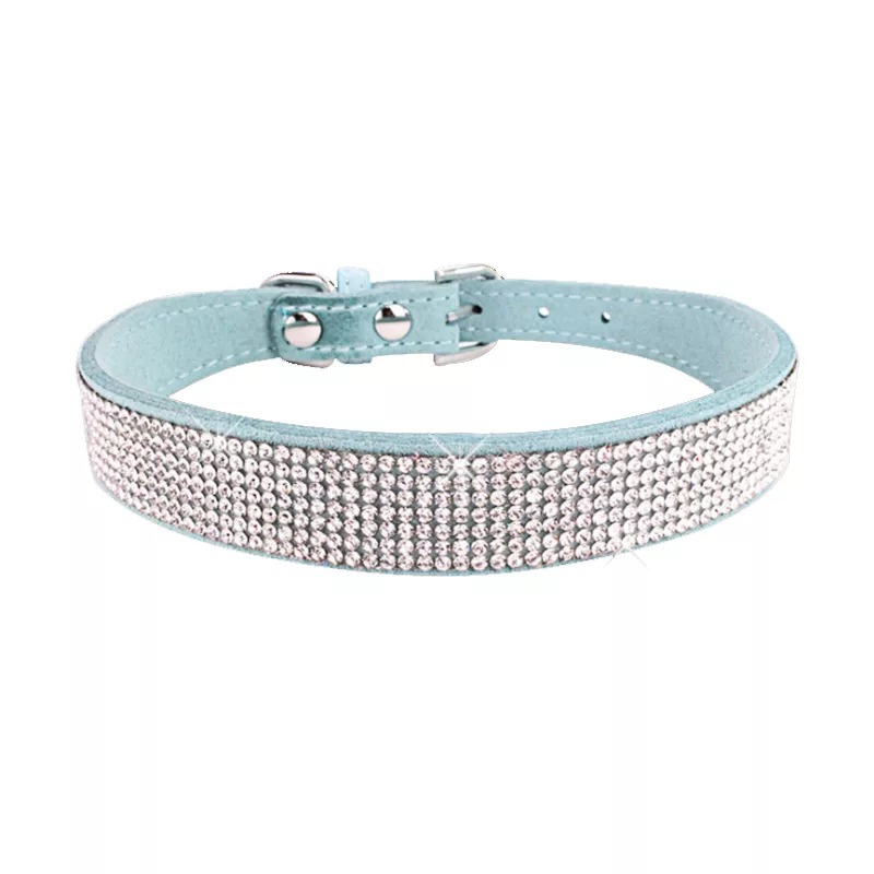 Crystal Rhinestone Reflective Dog Collar - Image 4